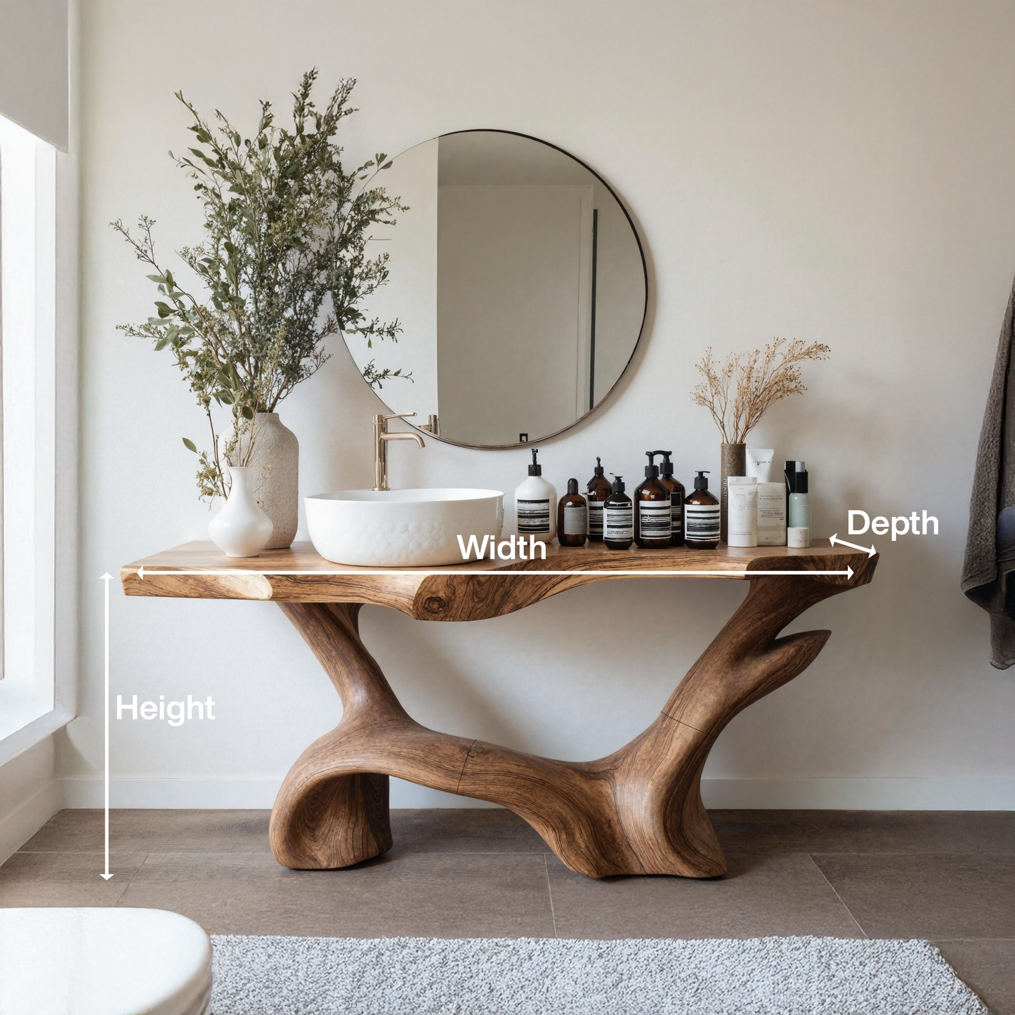 Farmhouse Solid Vanity For Country Bathroom Design