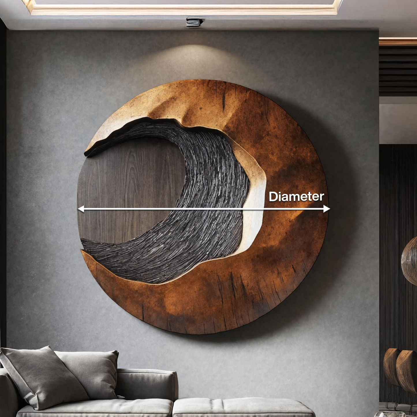 Handcrafted 3D Wood Wall Art For Entryway Focal Point