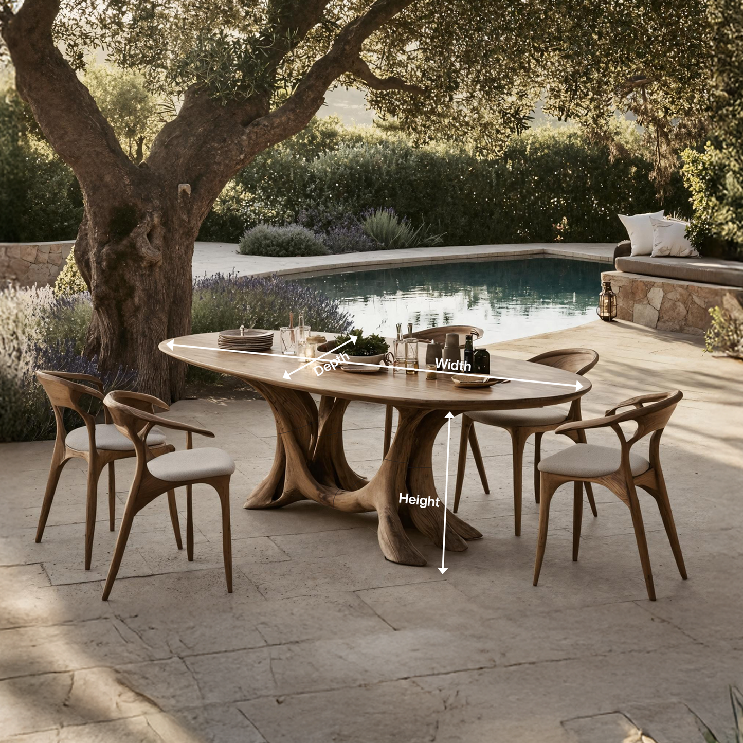 Rustic Dining Table For Inviting Kitchen Setup