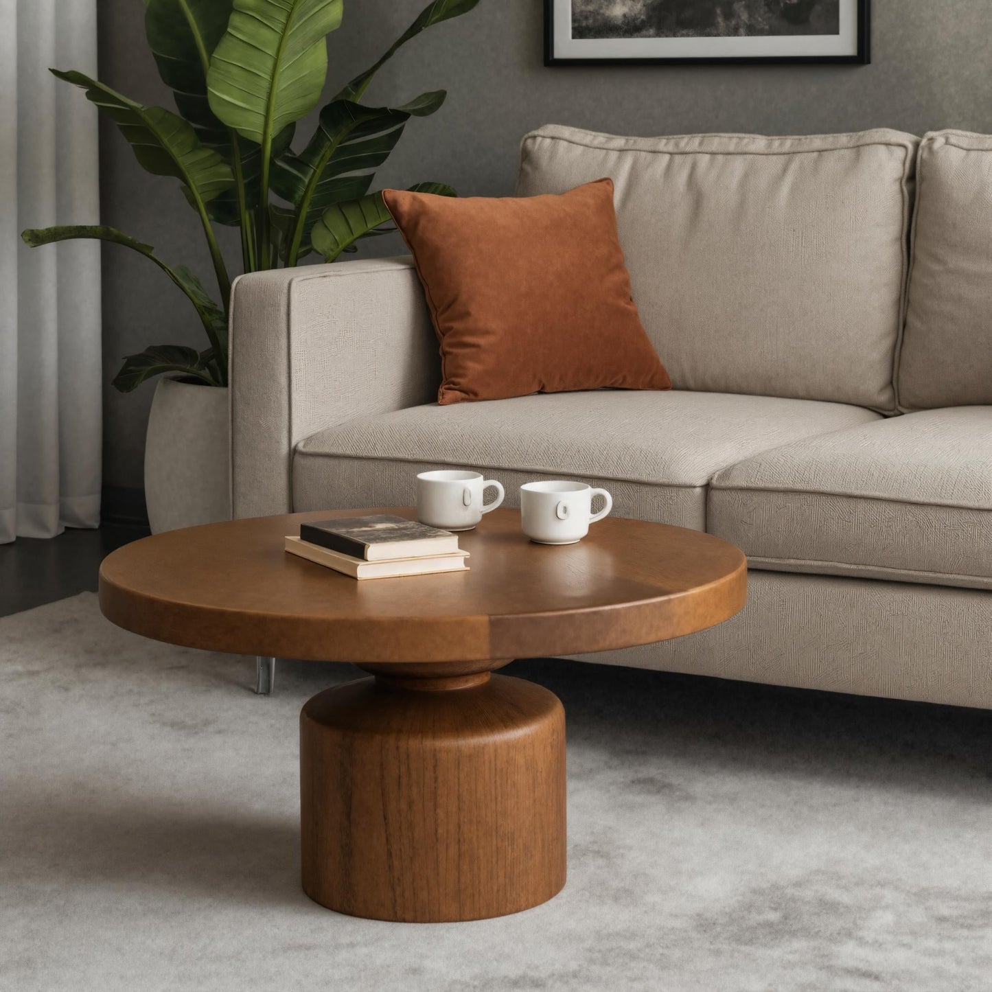 Modern Round Coffee Table For Living Room Or Lounge