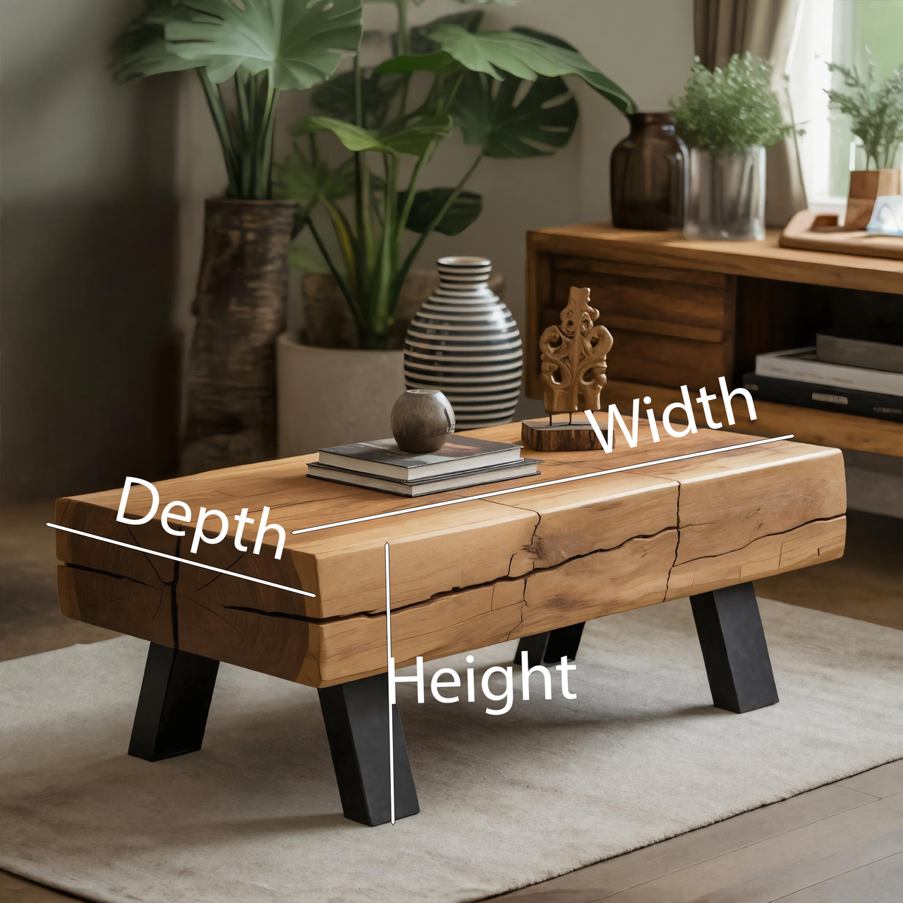 Sculptural Wall Art With Flowing Wave Design For Living Room