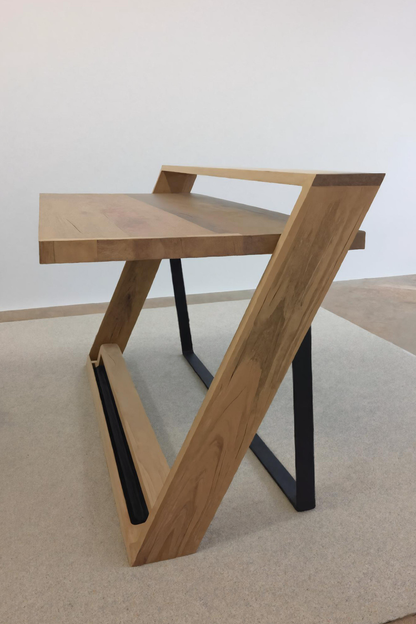 Unique Angular Desk With Z Frame For Home Or Office