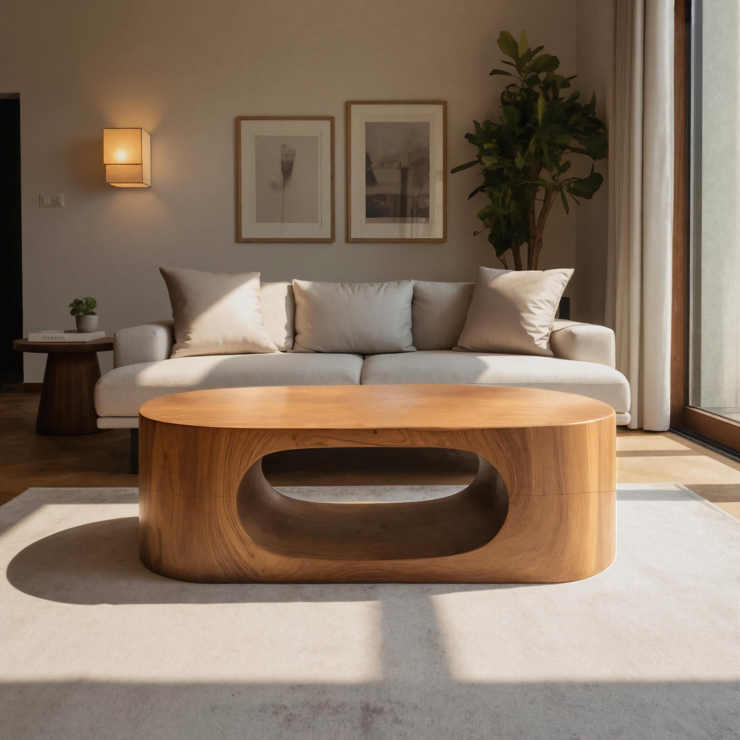 Modern Sculptural Coffee Table For Living Room Or Lounge