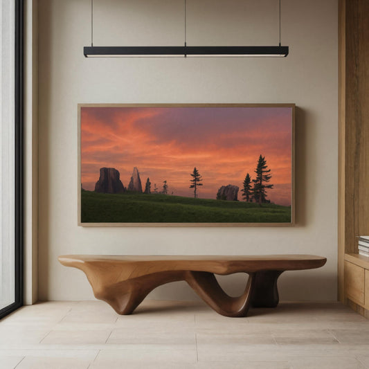 Modern Sculptural Bench With Flowing Design For Living Room