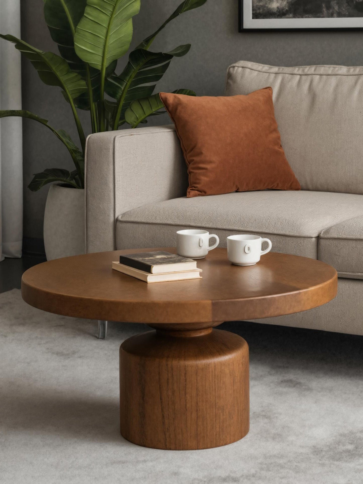 Modern Round Coffee Table For Living Room Or Lounge