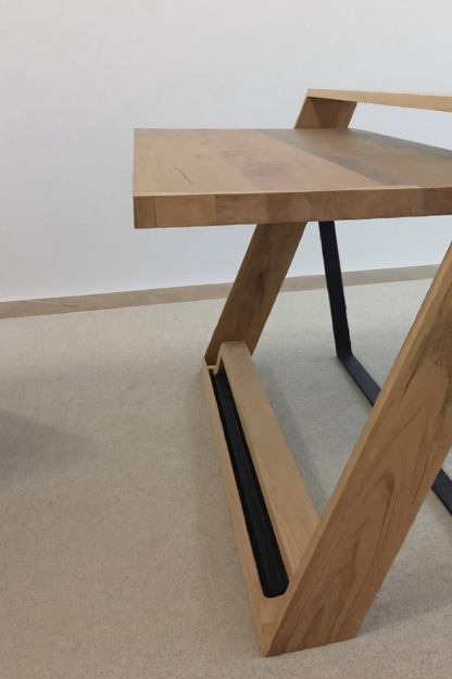 Unique Angular Desk With Z Frame For Home Or Office
