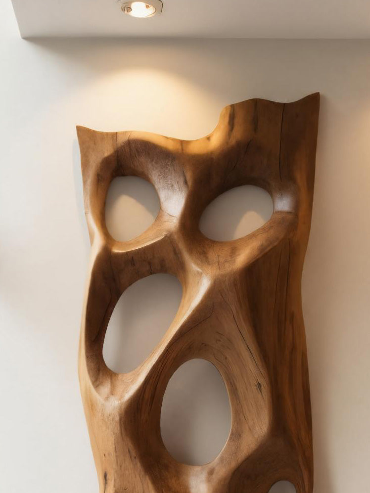 Contemporary Sculptural Wall Art With Abstract Design For Entryway