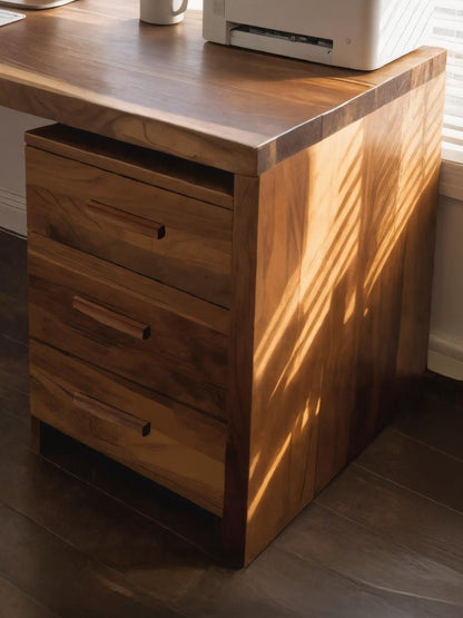 Modern Office Desk With Drawers For Home Office