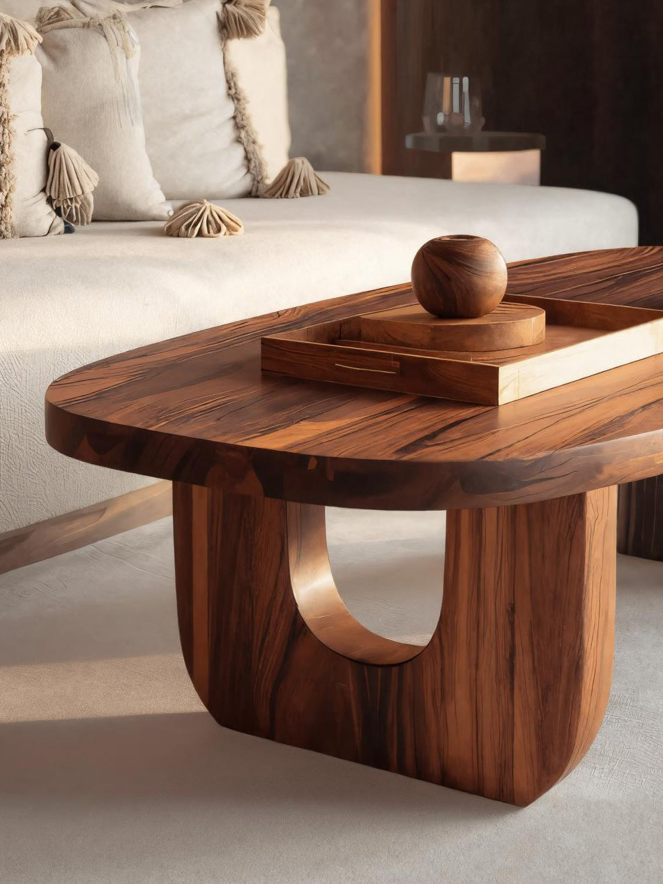 Modern Sculptural Coffee Table For Living Room