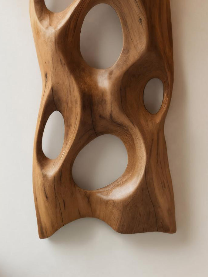 Contemporary Sculptural Wall Art With Abstract Design For Entryway