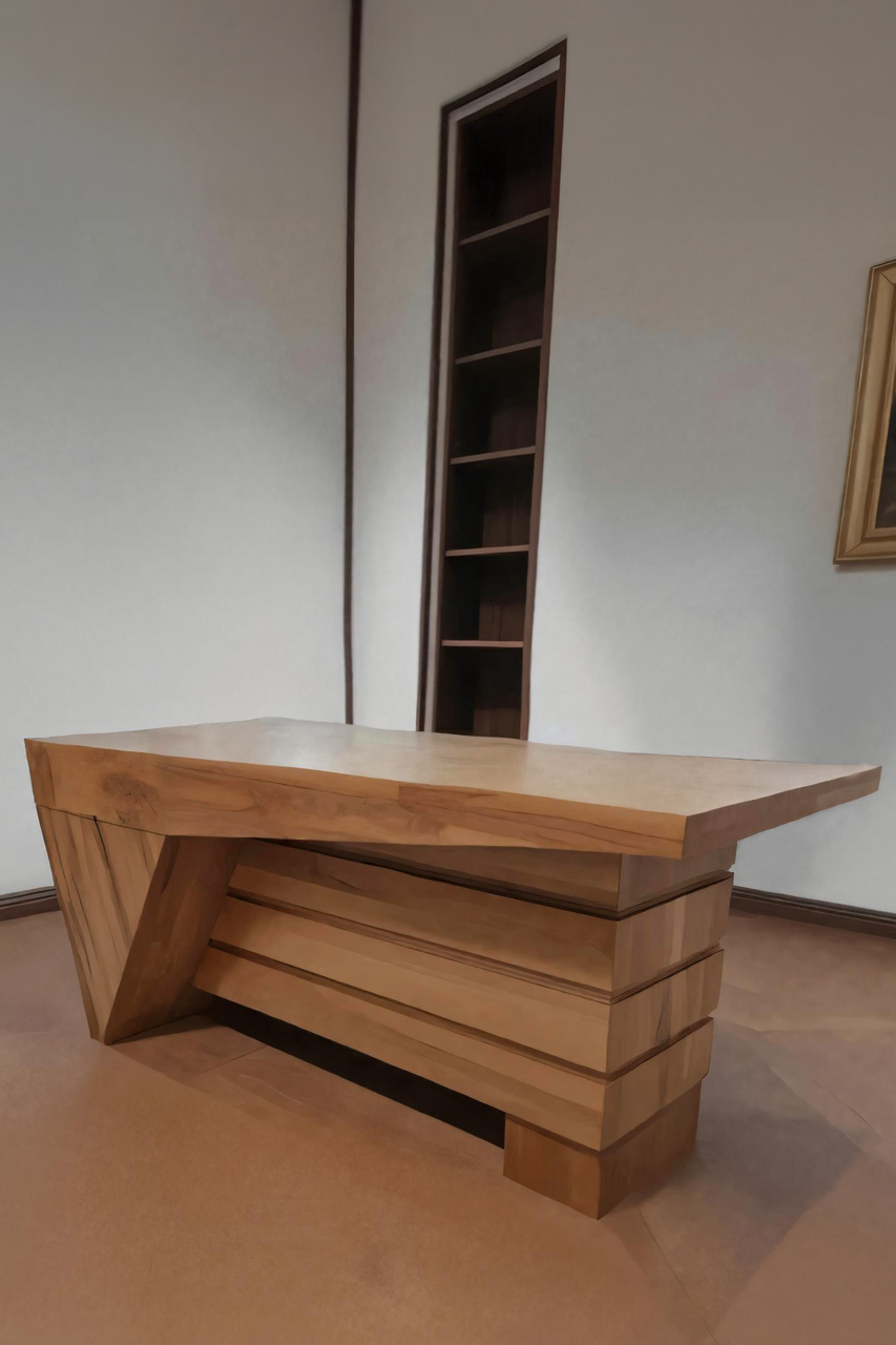 Contemporary Desk Table With Clean Lines For Home Office