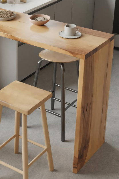 Compact Bar Table With Storage For Small Dining Area