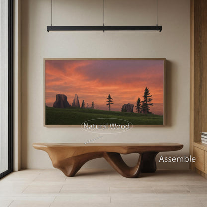 Modern Sculptural Bench With Flowing Design For Living Room