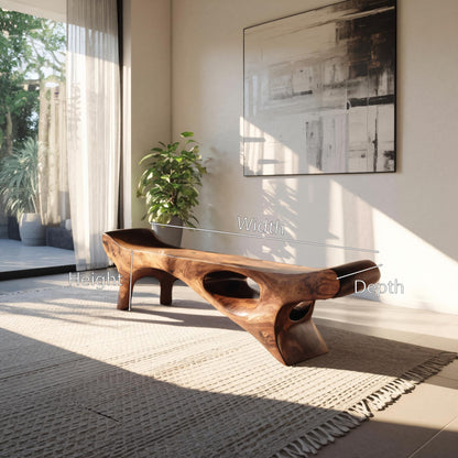 Artistic Bench For Living Room Or Entryway