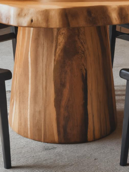 Round Pedestal Dining Table For Modern Kitchen Or Dining Room