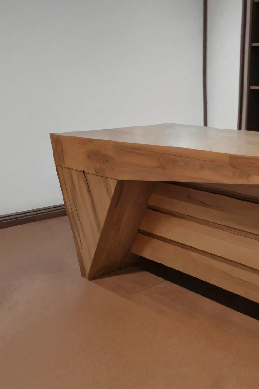 Contemporary Desk Table With Clean Lines For Home Office