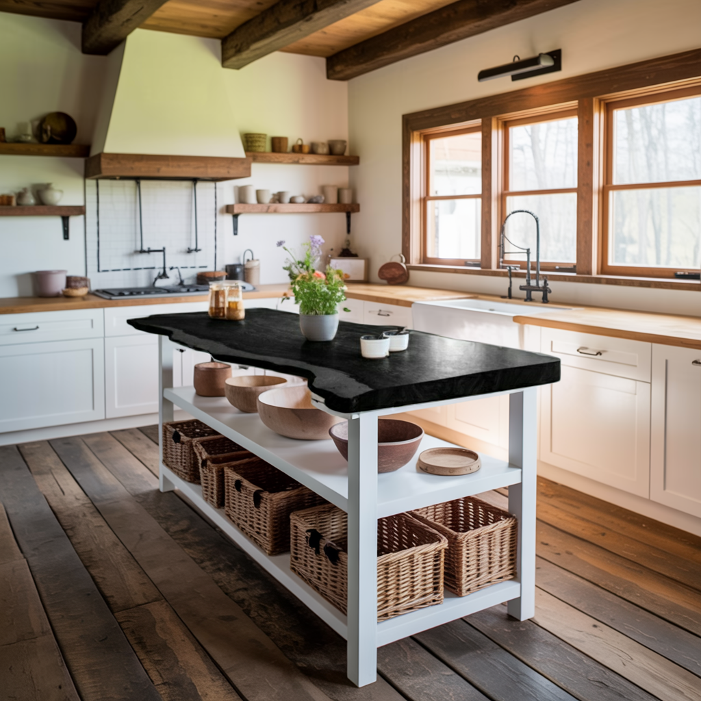 Rustic Kitchen Tabletop Dining Room Furniture Decor