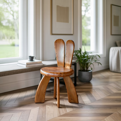 Whimsical Bunny Kids Chair For Playroom Or Reading Nook