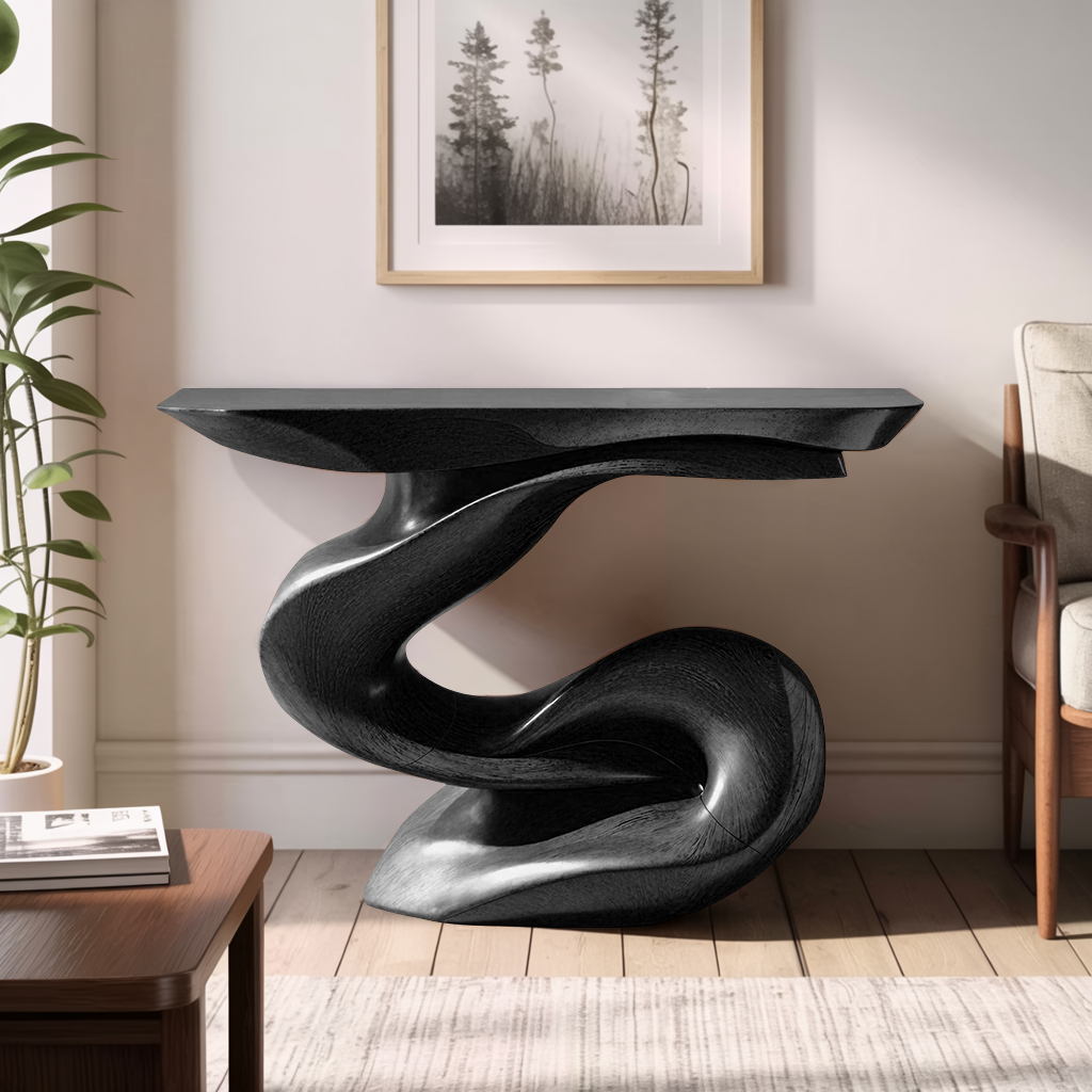 Handcrafted Accent Table Furniture Decor