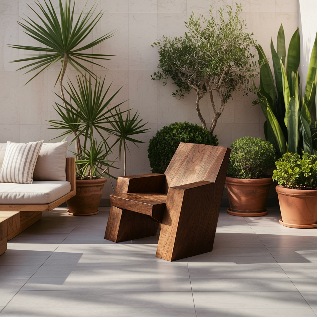 Rustic Accent Chair For Living Room Decor