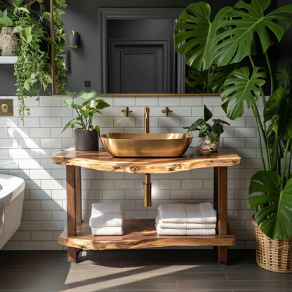 Mid Century Vanity With Storage For Bathroom Style