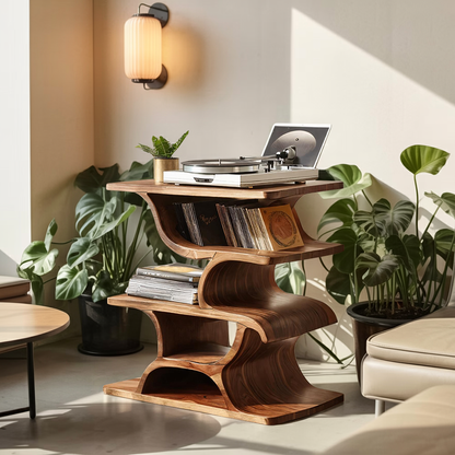 Mid Century Record Table For Stylish Furniture Decor