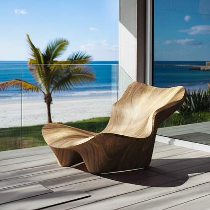 Farmhouse Accent Chair For Outdoor Seating Area