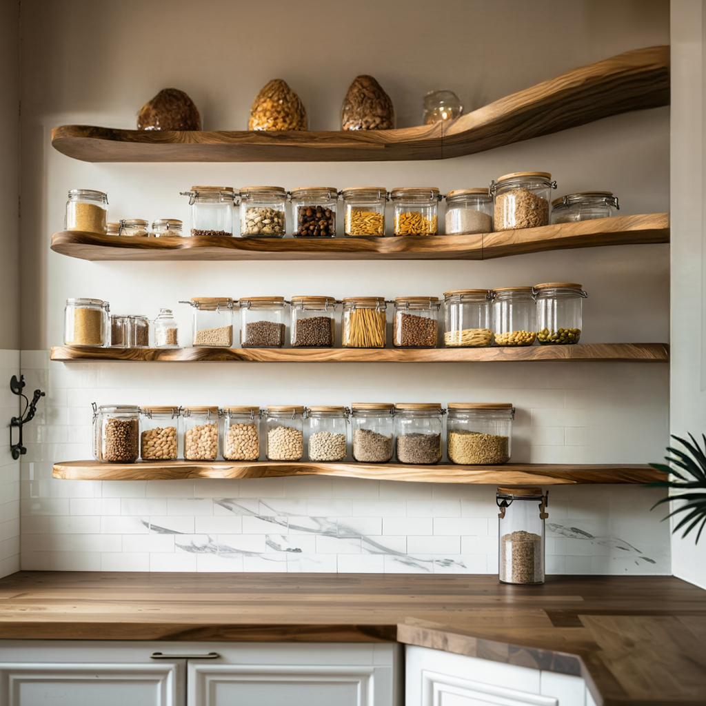 Farmhouse Kitchen Cabinet Spice Holder For Entryway Design