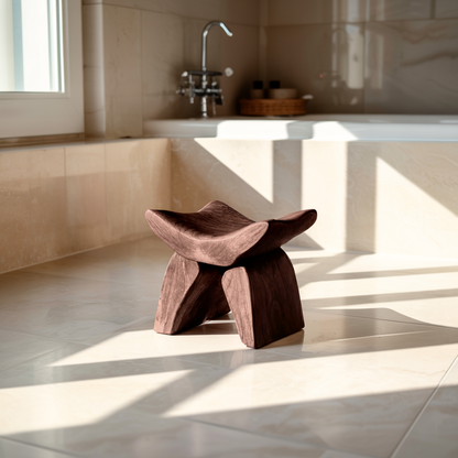 Handcrafted Shower Bench For Spa-Style Bathroom Decor