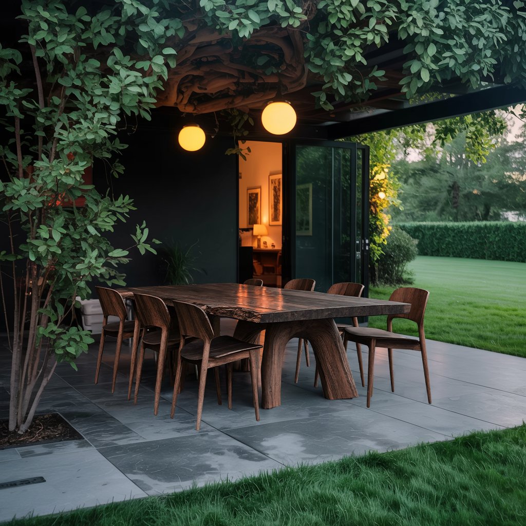 Handcrafted Wood Table For Elegant Kitchen Design