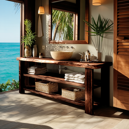 Farmhouse Vanity With Storage For Bathroom Decor Ideas