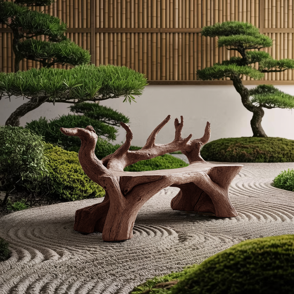 Handcrafted Wooden Bench For Custom Made Living Room Furniture