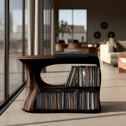 Farmhouse Record Cabinet For Entryway Organization