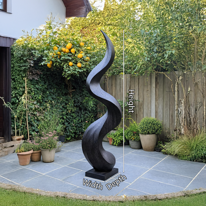 Rustic Abstract Sculpture For Living Room Feature Wall