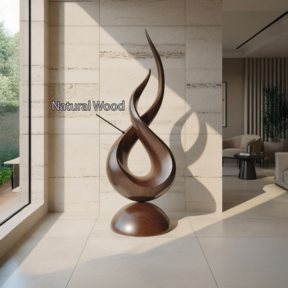 Farmhouse Abstract Sculpture For Garden Outdoor Accent