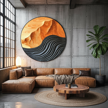 Mid Century Large Sculpture Wall For Entryway Inspiration