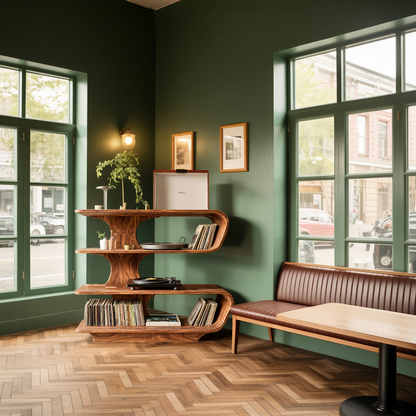 Farmhouse Vinyl Storage Console For Bedroom Decor