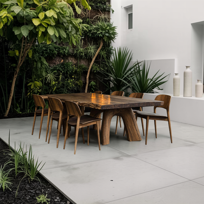 Handcrafted Wood Table For Elegant Kitchen Design