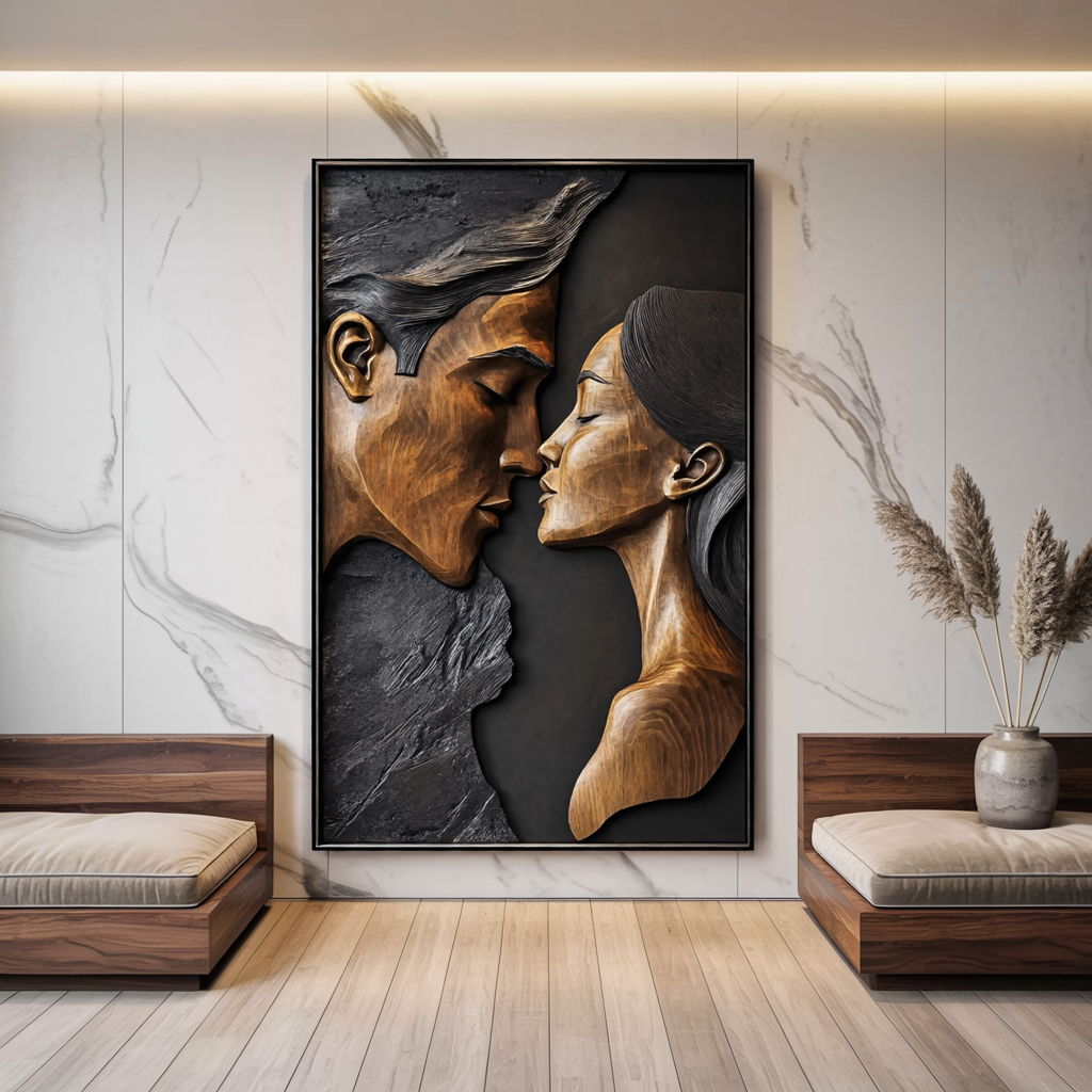 Farmhouse Wood Wall Sculpture For Entryway Decor Ideas