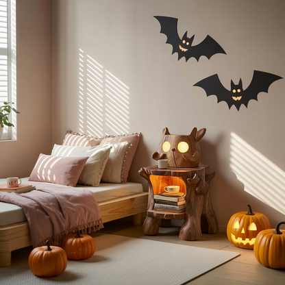 Farmhouse Wooden Nightstand For Furniture Accents