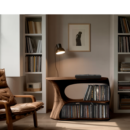 Farmhouse Record Cabinet For Entryway Organization