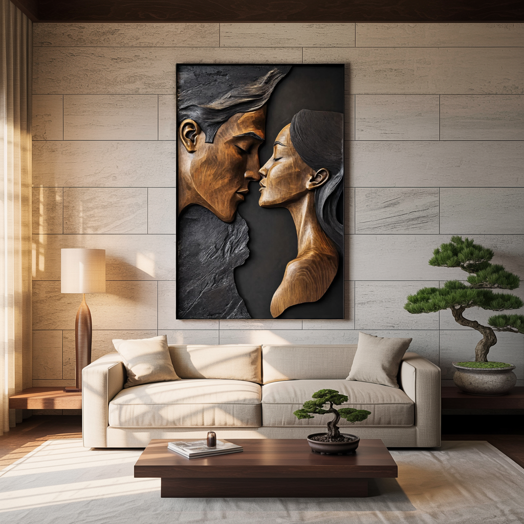 Farmhouse Wood Wall Sculpture For Entryway Decor Ideas