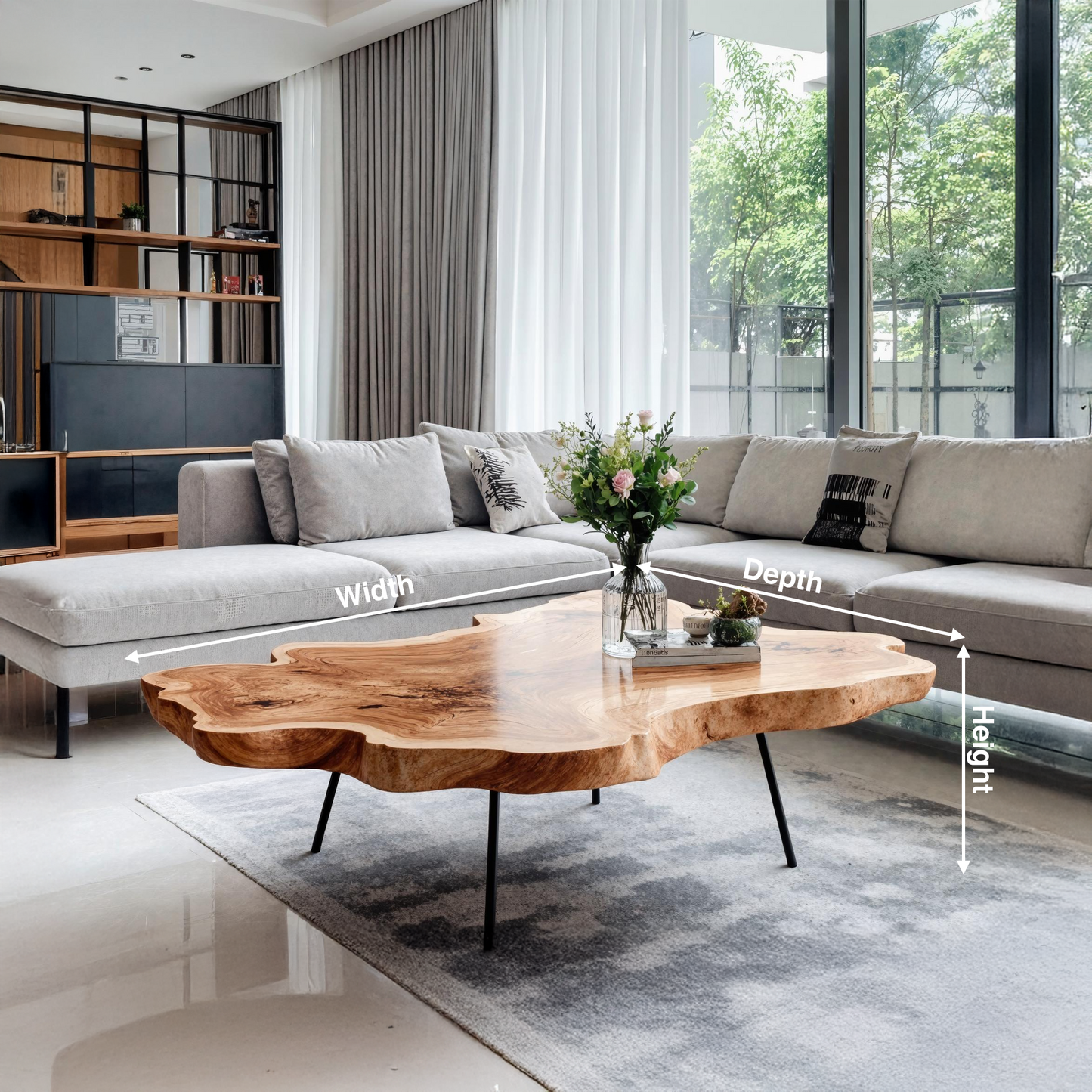 Mid Century Coffee Table For Elegant Room Setting