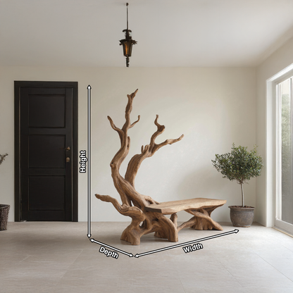 Mid Century Wooden Bench For Versatile Indoor Bench Solutions