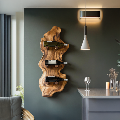 Farmhouse Wine Rack For Country Home Decor