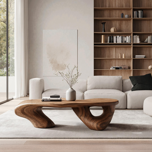 Handcrafted Low Table For Functional Room Setup