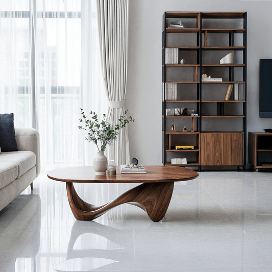 Rustic Solid Wood Table For Cozy Room Setup