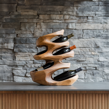 Farmhouse Wine Holder For Cozy Dining Room