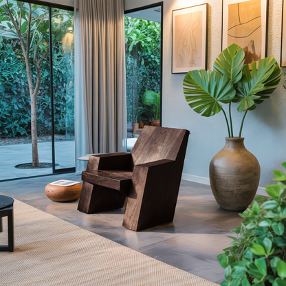 Rustic Accent Chair For Living Room Decor