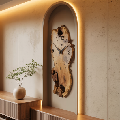 Rustic Wall Clock For Living Room Decor